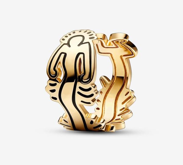 

100 925 sterling silver wave man open ring for women wedding rings fashion jewelry accessories8547663, Slivery;golden