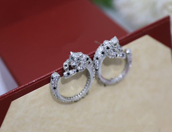 

designer earrings animal real 925 sterling ear cuff silver earring wedding engagement jewelry for women girls4392926