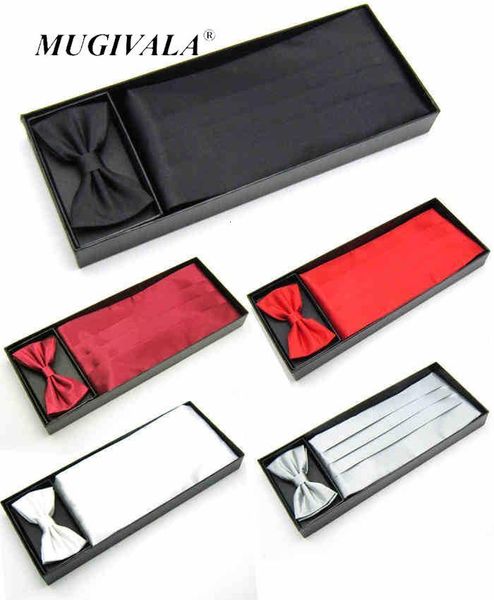 

bow ties mens wedding tuxedo bow tie set cummerbund hanky pocket towel black red white silver solid bowtie cravat 230717, Black;gray