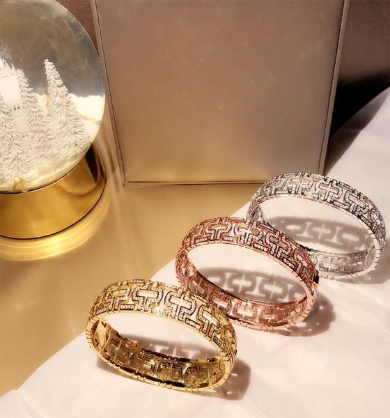 

circular bracelet brand classic fashion party jewelry for women rose gold ball banquet luxurious men039s bracelets sell well fr3008014, Black