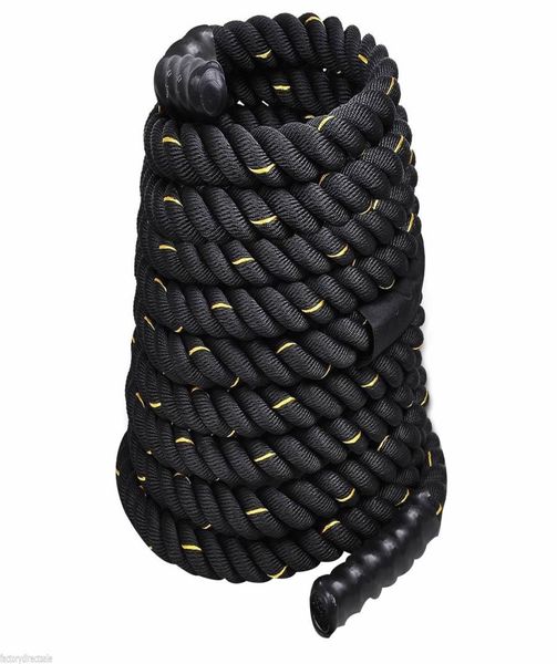 

training 15quot poly dacron 30039 battle rope exercise workout strength undulation7286501