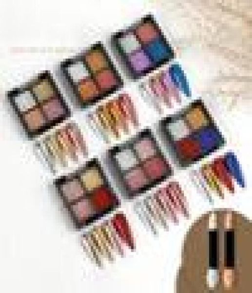 

nail glitter 4 colors powder mirror pigment extension design with 2pcs eyeshadow sticks art decoration7399122, Silver;gold