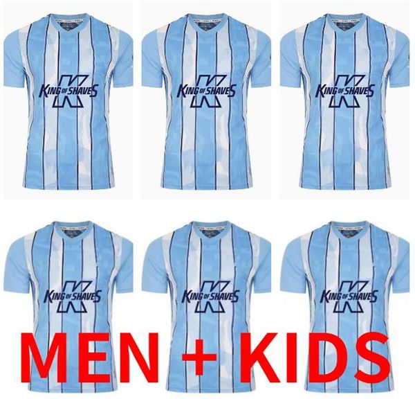 

23/24 coventry city soccer jerseys simms o hare sheaf godden gyokeres alien eccles bidwell 2023 2024 men set kids kit football shirts home b, Black;yellow