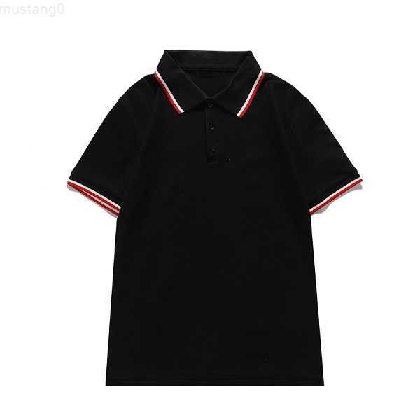 

mens stylist polo shirts luxury italian men's polos designer clothing short sleeves fashion summer t-shirts, White;black