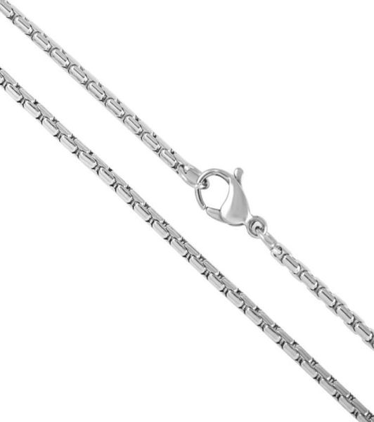 

316l stainless steel chain selling 18 20 22 24 inches chain for fashion necklace jewelry3548816, Silver