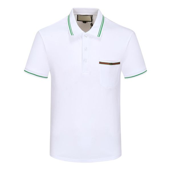 

clothes luxury designer polo shirts men casual polo fashion snake bee print embroidery t shirt high street mens polos size m-3xl 12 tc25, White;black