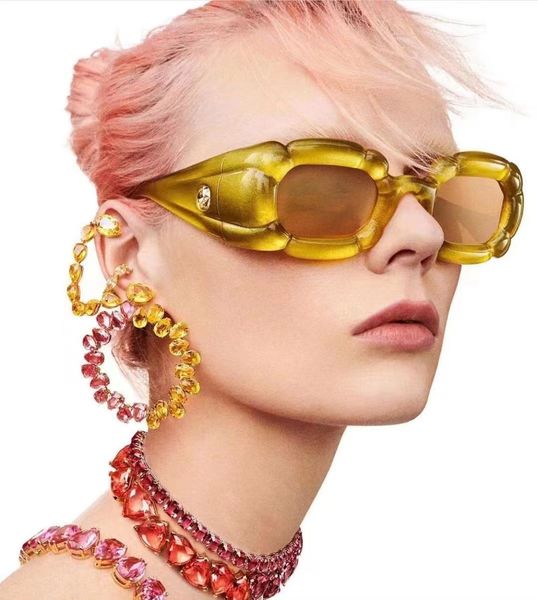 

stud lady bohemian multicolor glass geometric round earrings crystal embellished earring for women trend jewelry 230427, Golden;silver