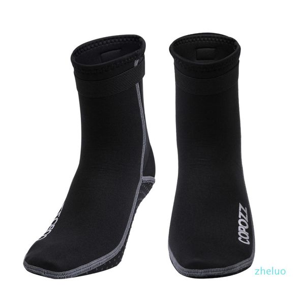 

diving socks boots 3mm neoprene anti slip beach warm wetsuit shoes snorkel surfing swim socks1112081, Black