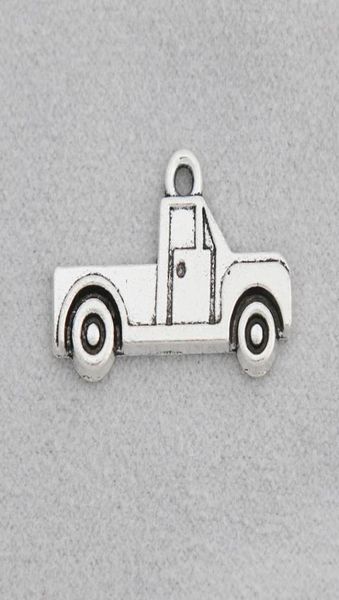 

antique silver color single side alloy truck car charms camp car charms 1426mm 100pcs aac18544628099, Bronze;silver