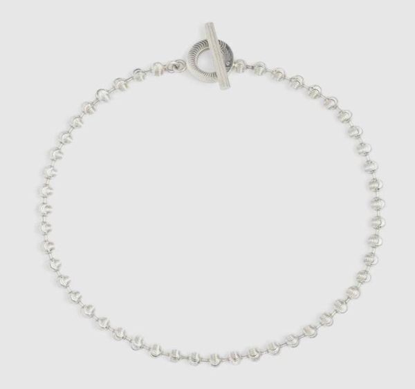 

luxury designer necklace chain choker for woman or man simple fashion letter silver design necklaces supply5068395, Golden;silver