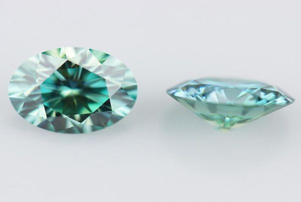 

1 carat blue color moissanite stone beads 65mm brilliant vvs1 excellent cut grade test positive lab diamond for jewelry q1214 4066261335, Black