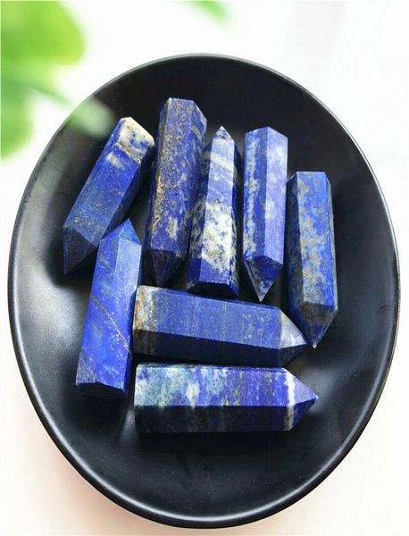 

4550mm natural blue lapis lazuli crystal point wand tower single point crystal obelisk healing crystal gemstone whloe2503537, Black
