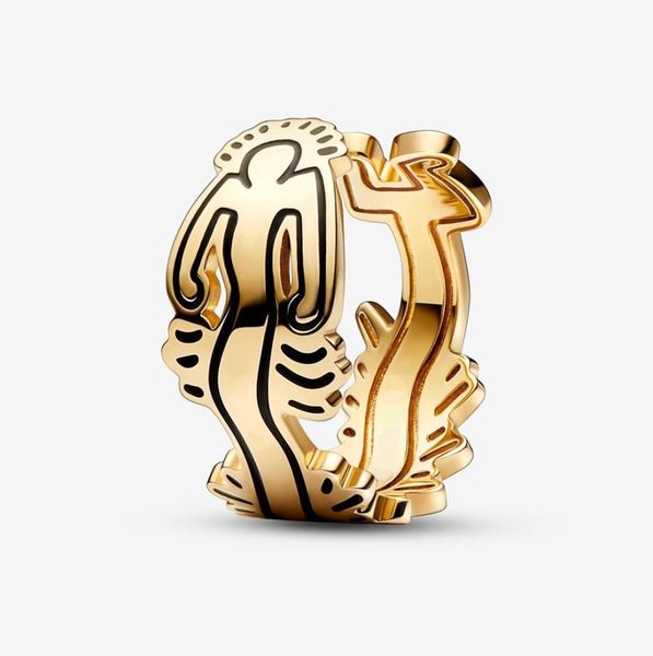 

100 925 sterling silver wave man open ring for women wedding rings fashion jewelry accessories8156348, Slivery;golden