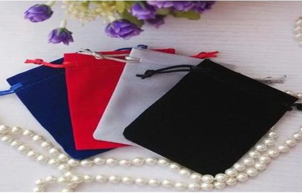 

velvet gift drawstring bag 8x10cm 9x12cm 10x15cm 12x15cm 12x18cm 15x20cm watch pendant necklace bracelet bangle jewelry packaging 3120992, Pink;blue