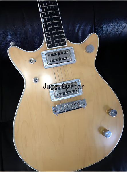 

malcolm young two-three pair cut solid body, wrapped natural, round tailplate, rare chrome hardware guitar
