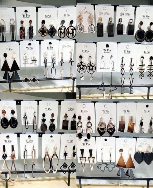 

dangle chandelier women fashion exquisite crystal earrings tassels ear clip gift for girl mix style whole3130850, Silver