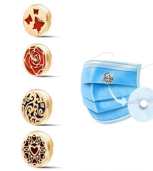 

fashion mask essential oil incense buckle magnet clip on incense perfume diffuser buckles for facial masks air freshener8366665