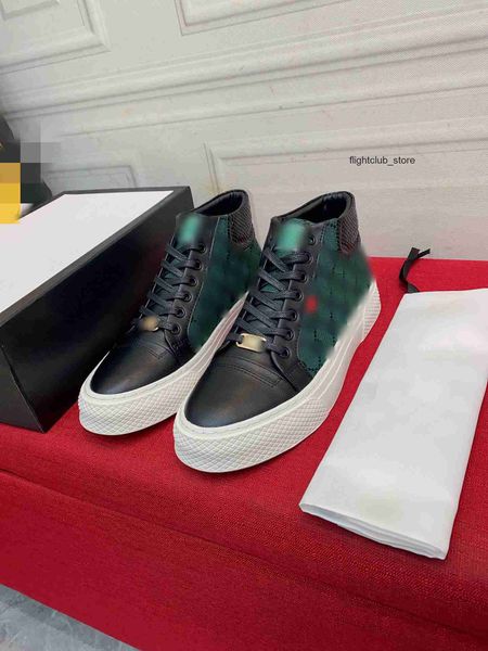 

letter evening ggity fashion high shoe green printed casual luxury prom men mens designer sneakers with shoes box streetwear, Black