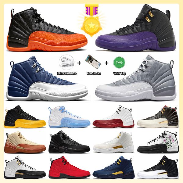 

12 12s basketball shoes brilliant orange cherry field purple michigan vlack taxi stealth eastside golf x muslin winterized wings floral snea