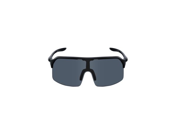 

2023 new european and american sports windproof large frame sunglasses female tide y2k one half frame sunglasses male, White;black