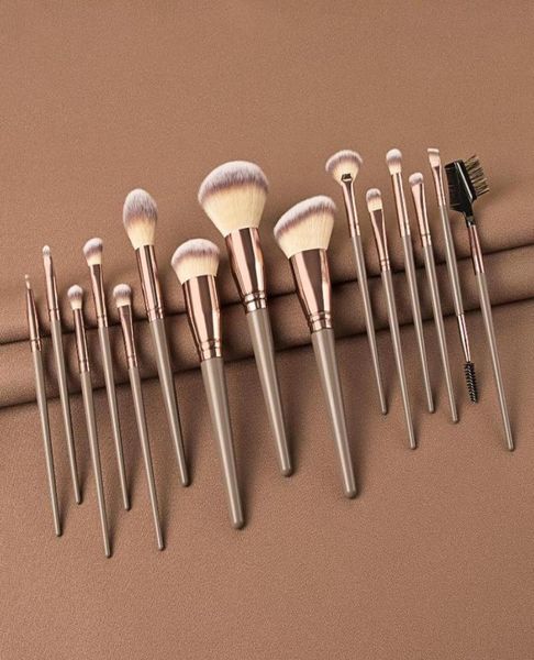 

makeup brushes custom label set foundation powder concealer blending eyeliner eyeshadow coesmetic brush whole2408070