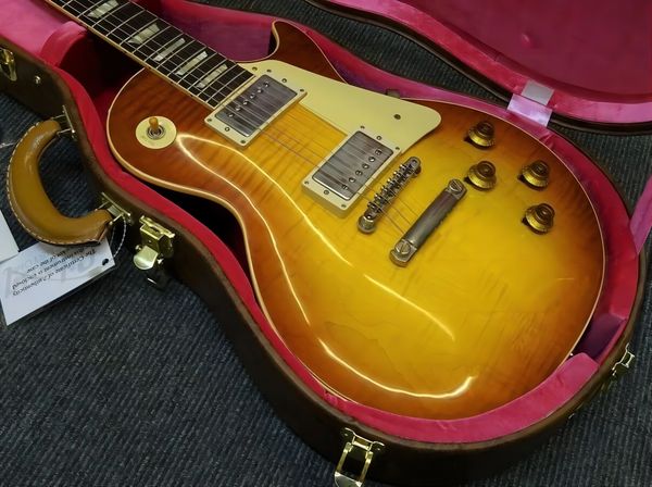 

hc 1959 lp std reissue vos washed cherry sunburst electric guitar