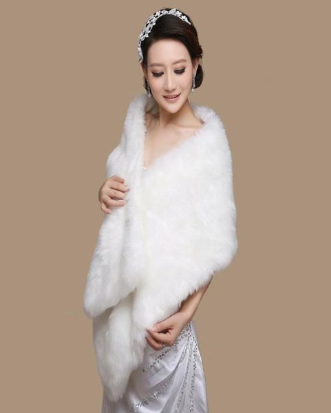 

elegant wedding wraps white black red faux fur shrug cape stole wrap wedding bridal special occasion shawl4320769