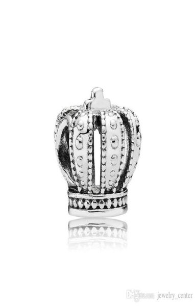 

925 sterling silver jewelry accessories bracelet beads original box for pandora color crown charm sets bracelet diy54239861910274, Bronze;silver