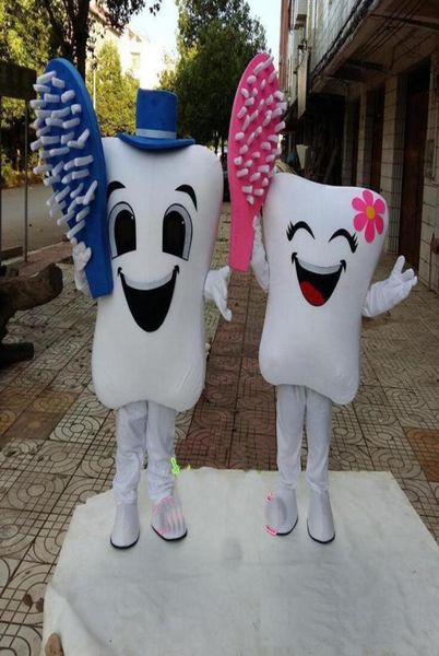 

2018 teeth and toothbrush mascot costumes size fancy dress christmas party dress 8458035, Red;yellow