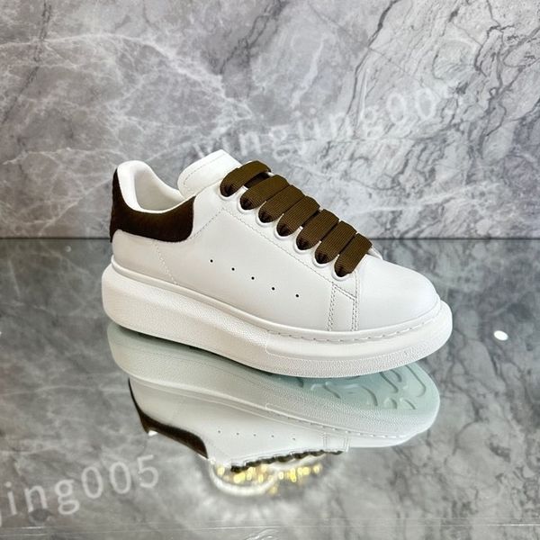 

new luxury fashion designers casual shoes espadrilles trainers flats platform sneakers white black leather womens lace up mens xsd221126