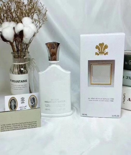 

men perfume silver mountain water 100ml perfumes fragrance deodorant the pure smell of citrus, tea, bckcurrant and musk9164600