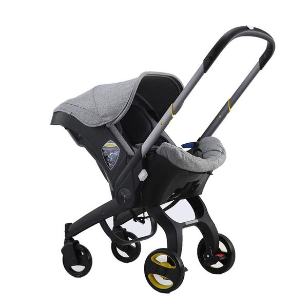 

4 in 1 carseat stroller bron baby carriage travel system folding portable cart with car seat comfort 04 years old strollers3139294