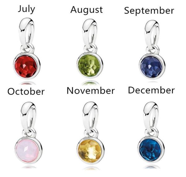 

memnon jewelry birthstone droplet pendant charms beads for jewelry diy making pure 925 sterlingsilverjewelry fine jewelry wholes7537529, Bronze;silver