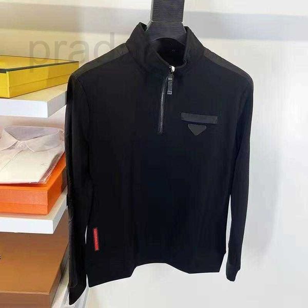 

men's hoodies & sweatshirts designer mens sweaters casual sweatshirt for women men classical shirts round neck terry hoodie with budge, Black