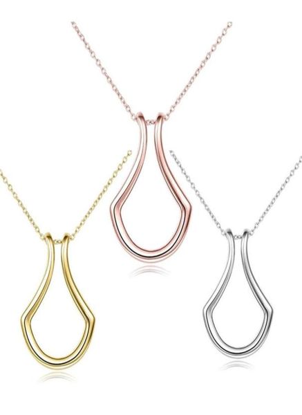 

pendant necklaces horseshoes necklace for women elegant ushaped thin clavicle chain valentine039s day anniversary gift5539478, Silver