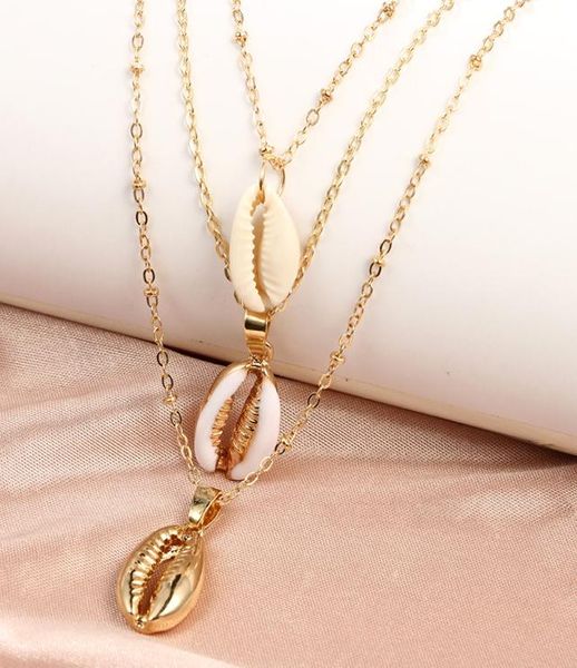 

vsco puka shell necklaces for vsco girl natural shells hawaiian style casual hand ornament beach seashell pendant necklaces christ8926522, Silver
