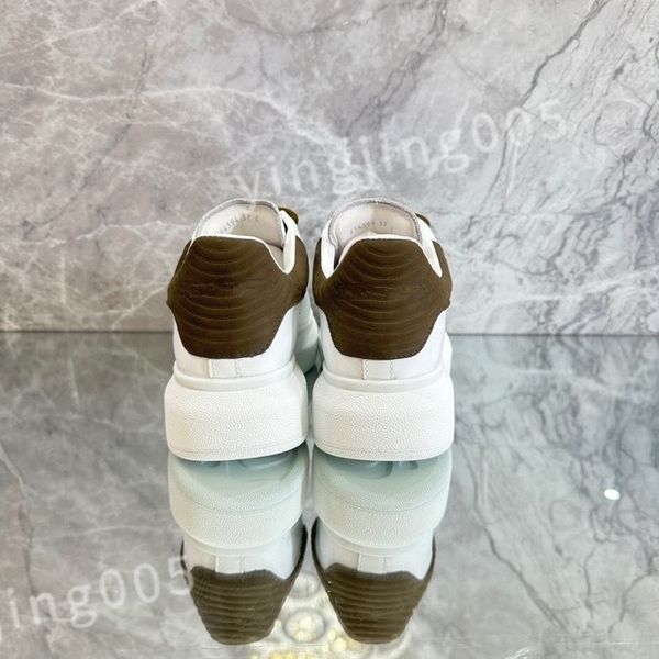 

2023 luxury fashion designers casual shoes espadrilles trainers flats platform sneakers white black leather womens lace up mens xsd221126