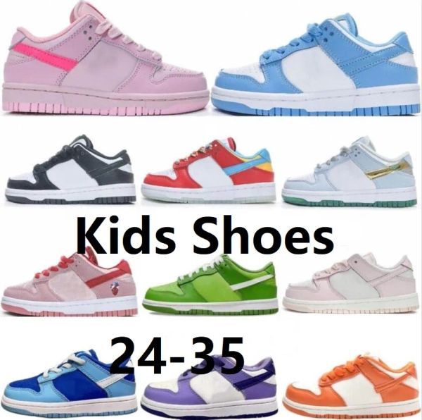 

2023 kids skateboarding shoes black chunky low trainers children boys girls athletic sneakers designer kid youth baby toddler infants for sp