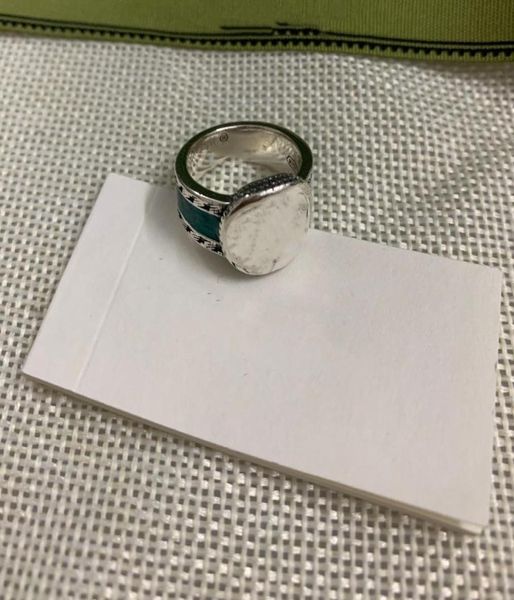 

new fashion unique design couple epoxy ring simple highquality silverplated ring trend matching supply nrj8963275, Silver