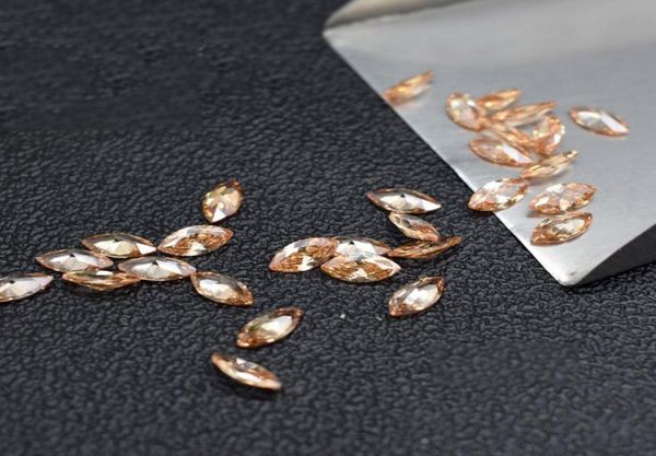 

15x3mm8x16mm 10 sizes champagne cz 3a cubic zirconia marquise shape loose gemstone whole for jewelry making 5002051564, Black