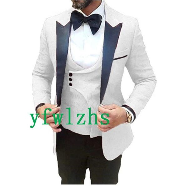 

custommade embossing groomsmen peak lapel groom tuxedos men suits weddingpromdinner man blazerjacketpantstievest w8083642629, Black;gray