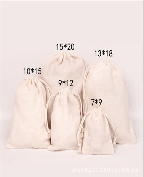 

canvas drawstring pouches jewelry bags 100 natural cotton laundry favor holder fashion jewelry pouches2670533, Pink;blue