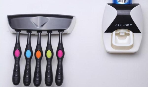 

automatic squeeze toothpaste with toothbrush holder genuine lazy essential toothpaste squeegee suit49867872019044