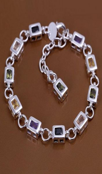

whole 925 sterling silver plated lobster charm bracelets lknspch2619423236, Black