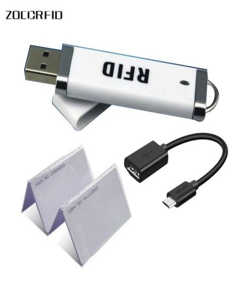 

rf usb rfid card reader for android mini 125khz tk4100 or 1356mhz mf nfc portable scanner type c4647884