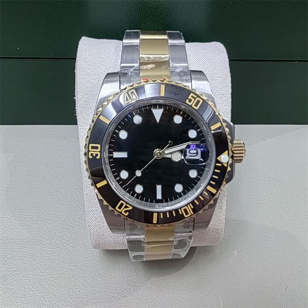 

mens watch designer watches aaa quality 40mm 904l automatic mechanical folding buckle sapphire glass waterproof ceramic montre de luxe homme, Slivery;brown