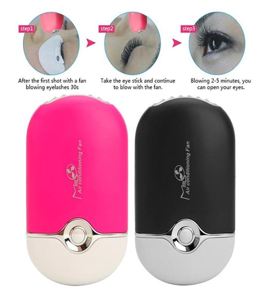 

usb mini nail polish fan air conditioning blower quick dryer for eyelash extension rechargeable quick dry pocket cooling fan 6 col5373678