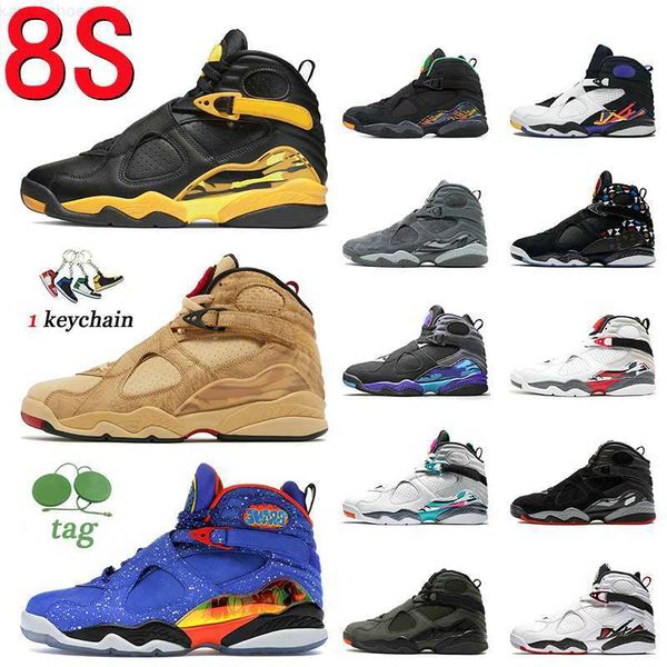 

8 8s basketball shoes men sneakers georgetown aqua quai 54 friends family south beach three peat taxi hachimura se black samurai bugs bunny
