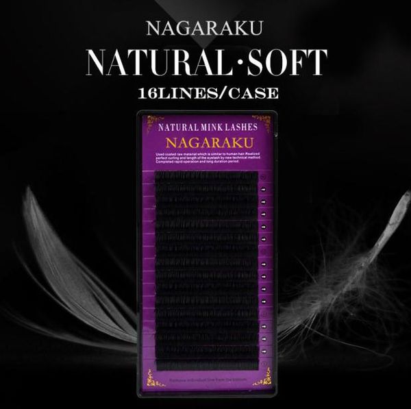 

whole5cases setnagaraku highquality mink eyelash extensionfake eyelash extensionindividual eyelashesnature eyelashes9695170