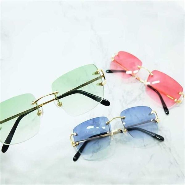 

42% off designer big square men luxury carter fashion woman vintage shades green sunglass blue sunglasseskajia new, White;black